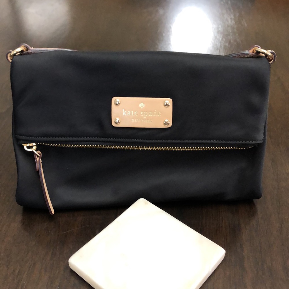 Kate Spade Black Small Nylon Crossbody